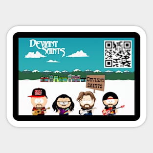 Deviant Saints South Park Front and Back Sticker
